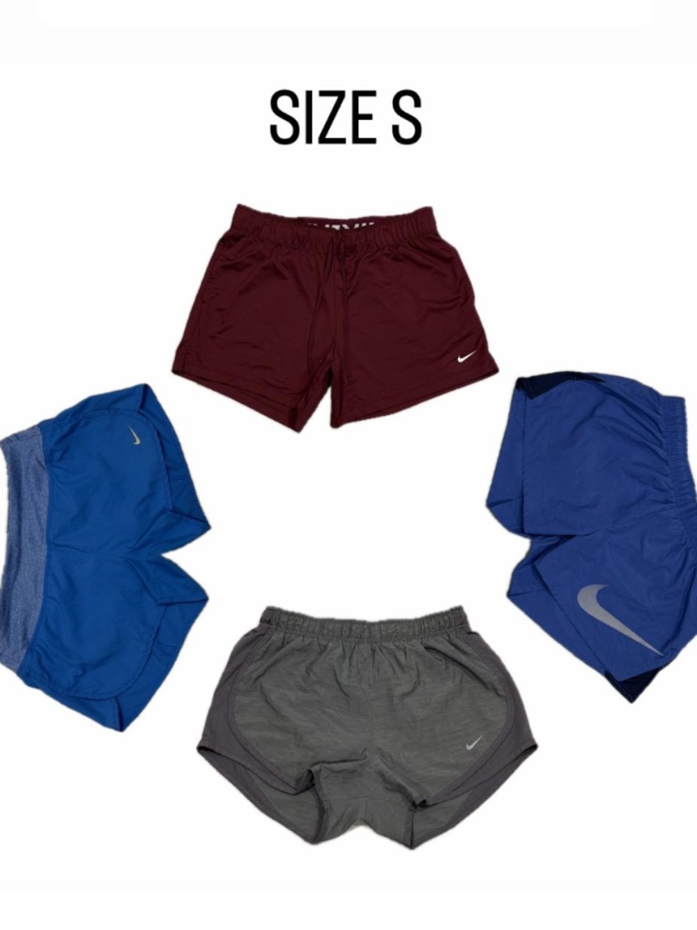 Nike Running Athletic Shorts Bundle Lot of 4 Size Small